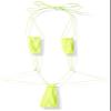 BODYZONE womens Teeny Weeny Dress, Neon Yellow, One Size US view 1