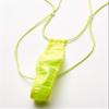 BODYZONE womens Teeny Weeny Dress, Neon Yellow, One Size US view 3