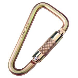 Saflok Self-Closing/Locking Steel Carabiner