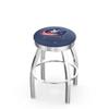 HBS L8C3C Columbus Blue Jackets 30" Swivel Bar Stool with Chrome Finish view 1