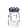 HBS L8C3C Edmonton Oilers 30" Swivel Bar Stool with Chrome Finish view 1