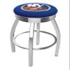 HBS L8C3C New York Islanders 30" Swivel Bar Stool with Chrome Finish view 4
