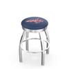 HBS L8C3C Washington Capitals 30" Swivel Bar Stool with Chrome Finish view 1