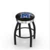 HBS L8B3C Memphis 30" Swivel Bar Stool with a Black Wrinkle and Chrome Finish view 1