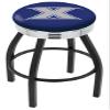 HBS L8B3C Xavier 30" Swivel Bar Stool with a Black Wrinkle and Chrome Finish view 1