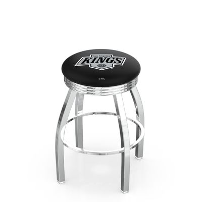 HBS L8C3C Los Angeles Kings 25" Swivel Counter Stool with Chrome Finish