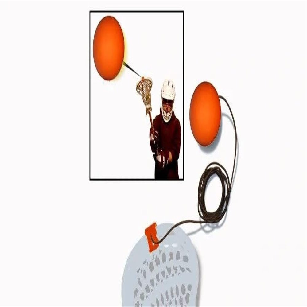 B-Lax Blast  The Backyard Lacrosse Rebounder That Uses a Regulation Lacrosse Ball  Solo Training Aid for Hand-Eye Coordination, Reflex, and Stick Skills  Great for Youth & All Skill Levels