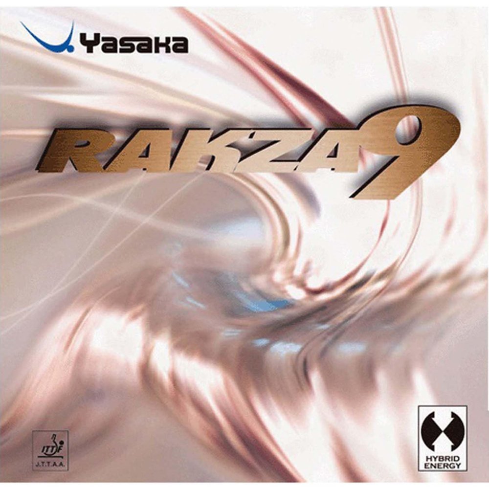 Yasaka Rakza 9 Table Tennis Rubbers (Black, 2.0 MM)