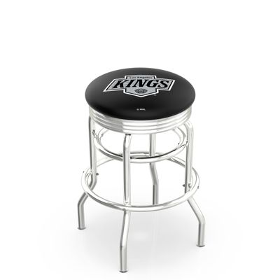 HBS L7C3C Los Angeles Kings 30" Double-Ring Swivel Bar Stool with Chrome Finish