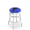 L7C3C St Louis Blues 30" Double-Ring Swivel Bar Stool with Chrome Finish view 1
