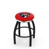 HBS L8B2C Florida Panthers 25" Swivel Counter Stool with a Black Wrinkle and Chrome Finish view 1