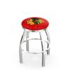 HBS L8C2C Chicago Blackhawks 30" Swivel Bar Stool with Chrome Finish view 1