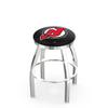HBS L8C2C New Jersey Devils 30" Swivel Bar Stool with Chrome Finish view 1