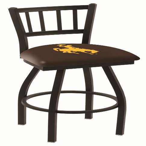 L018 Wyoming 30" Swivel Bar Stool with Black Wrinkle Finish
