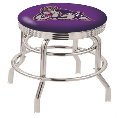 Holland Bar Stool L7C3C James Madison University Swivel Counter Stool, 25"