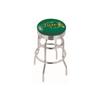 L7C3C North Dakota State 25" Double-Ring Swivel Counter Stool with Chrome Finish view 1