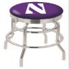 L7C3C Northwestern 25" Double-Ring Swivel Counter Stool with Chrome Finish view 1