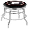 L7C3C Georgia G 25" Double-Ring Swivel Counter Stool with Chrome Finish view 1