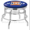 L7C3C Illinois 25" Double-Ring Swivel Counter Stool with Chrome Finish view 1