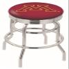 HBS L7C3C Minnesota 25" Double-Ring Swivel Counter Stool with Chrome Finish view 1