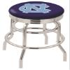 L7C3C North Carolina 25" Double-Ring Swivel Counter Stool with Chrome Finish view 1