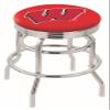 L7C3C Wisconsin W 25" Double-Ring Swivel Counter Stool with Chrome Finish view 4