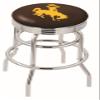 Holland Bar Stool L7C3C University of Wyoming Swivel Counter Stool, 25" view 1