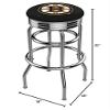HBS L7C3C Boston Bruins 25" Double-Ring Swivel Counter Stool with Chrome Finish view 2