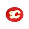 L7C3C Calgary Flames 25" Double-Ring Swivel Counter Stool with Chrome Finish view 3