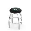 25" L8C2C - Chrome Dallas Stars Swivel Bar Stool with Accent Ring by The Holland Bar Stool Company view 1