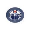 25" L8C2C - Chrome Edmonton Oilers Swivel Bar Stool with Accent Ring by The Holland Bar Stool Company view 3