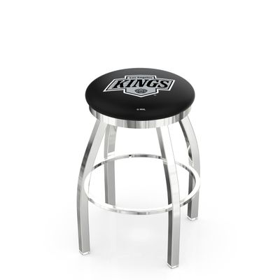 HBS L8C2C Los Angeles Kings 25" Swivel Counter Stool with Chrome Finish
