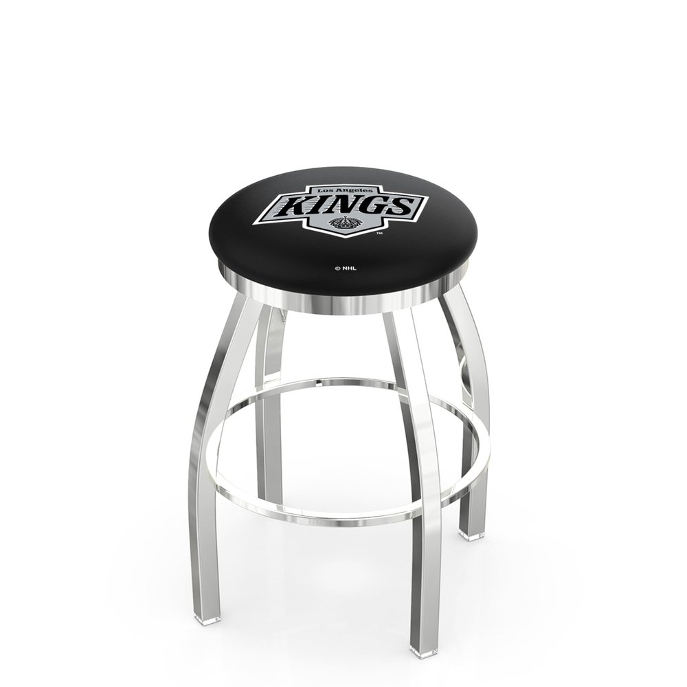 HBS L8C2C Los Angeles Kings 25" Swivel Counter Stool with Chrome Finish