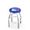 HBS L8C2C New York Rangers 25" Swivel Counter Stool with Chrome Finish view 1