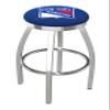 HBS L8C2C New York Rangers 25" Swivel Counter Stool with Chrome Finish view 4