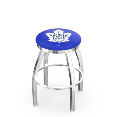 HBS L8C2C Toronto Maple Leafs 25" Swivel Counter Stool with Chrome Finish