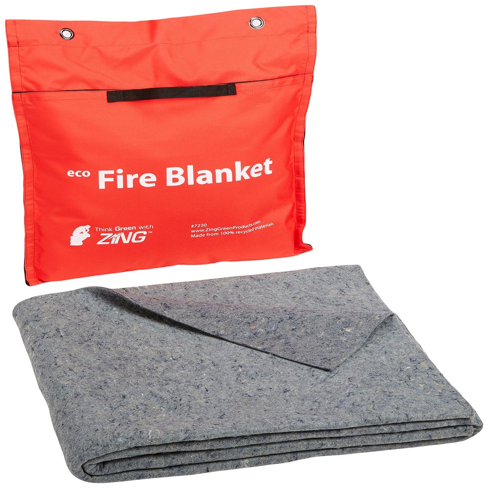 Zing Green Products 7230 Fire Blanket/Tote Set