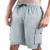 Kanu Surf Men's Barracuda Swim Trunks (Regular & Extended Sizes), Silver, XX-Large view 1