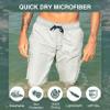 Kanu Surf Men's Barracuda Swim Trunks (Regular & Extended Sizes), Silver, XX-Large view 3