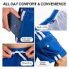 Kanu Surf Men's Barracuda Swim Trunks (Regular & Extended Sizes), Royal, Small view 4
