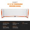 Bownet Portable Folding Soccer Goal  Pop Up Backyard & Training Soccer Net for Indoor or Outdoor Use  Easy Setup with Carry Bag  Durable Steel Frame view 2