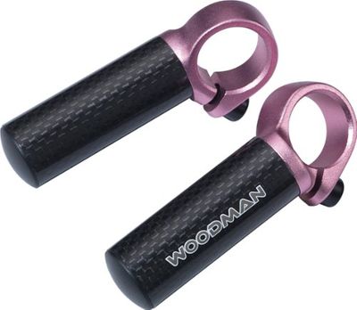 Woodman Chupa Carbon Bar End Carbon/Pink NLS