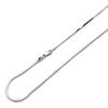 925 Sterling Silver Necklace 1mm High Polished Square Snake Chain Necklace (10, 16, 18, 20, 22, 24, 30 Inch), 20" view 1
