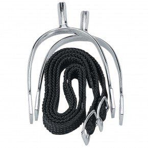 William Hunter Equestrian POW never rust spurs (includes nylon straps) - ladies 15mm