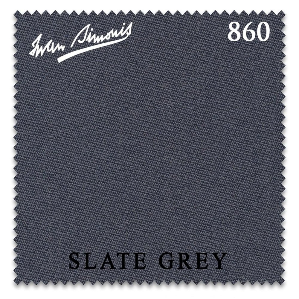 Simonis 860 Slate Grey 8ft Pool Table Cloth