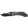 Smith & Wesson M&P SWMP1B 7.1in High Carbon S.S. Assisted Folding Knife with 2.9in Clip Point Blade and Aluminum Handle for Tactical, Survival and EDC,Black view 1