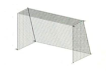 TOEI Light B6022 B6022 Futsal Hand Goal Net, White, Knotless, Tortoise Shell, 1 Pair of 2 Strands, Compatible Goals Size (W x D x H): 12.2 x 35.4 x 82.7 inches (310 x 90 x 130 x 210 cm)