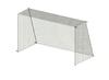 TOEI Light B6022 B6022 Futsal Hand Goal Net, White, Knotless, Tortoise Shell, 1 Pair of 2 Strands, Compatible Goals Size (W x D x H): 12.2 x 35.4 x 82.7 inches (310 x 90 x 130 x 210 cm) view 1