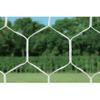TOEI Light B3628 B3628 General Soccer Goal Net, White, Knotless, 2 Strands, Compatible Goals (W x D x H): 29.1 x 53.1 x 96.1 inches (744 x 135 x 245 x 256 cm) view 1