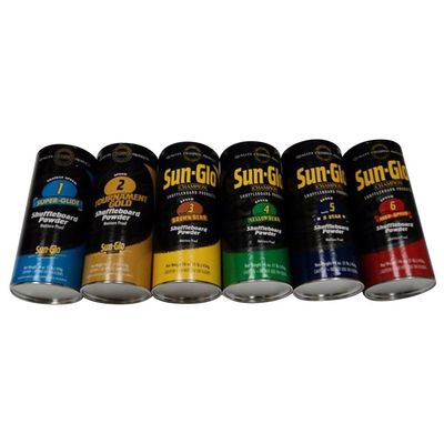 Sun-Glo Ultimate Variety Shuffleboard Powder Wax 6 Pack